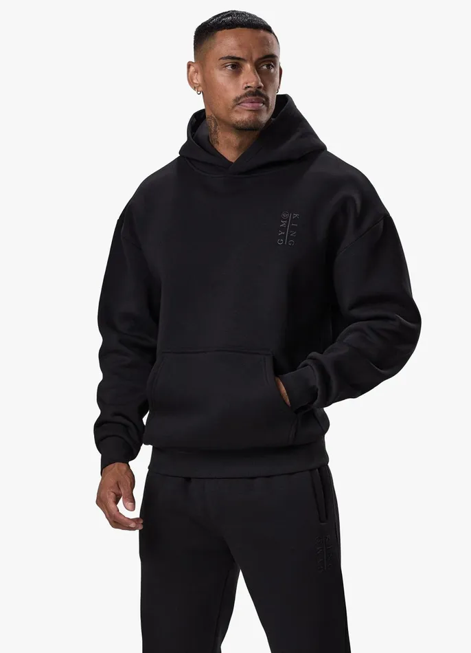 Gym King Sweatshirts and Hoodies Men Division Hood 8211 Black