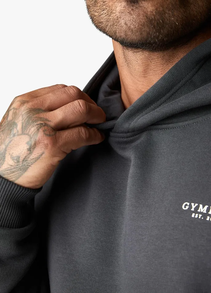 Gym King Sweatshirts and Hoodies Men Established Hood 8211 Dark Pewter