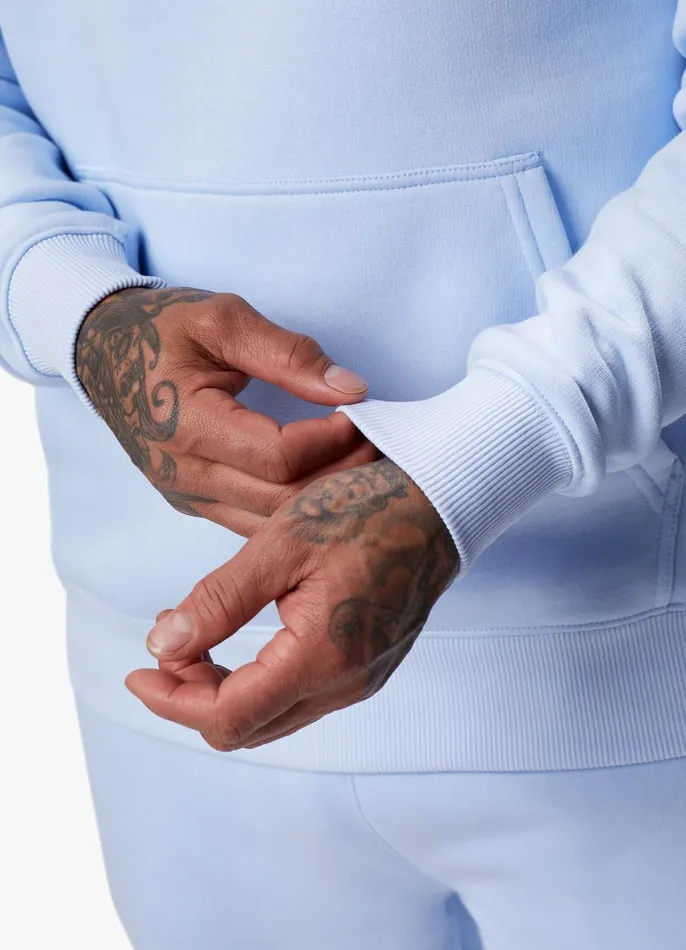 Gym King Sweatshirts and Hoodies Men Fundamental Hood 8211 Cloud Blue