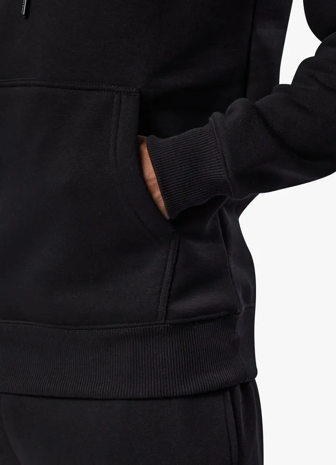 Gym King Sweatshirts and Hoodies Men Linear Fundamental Hood 8211 Black