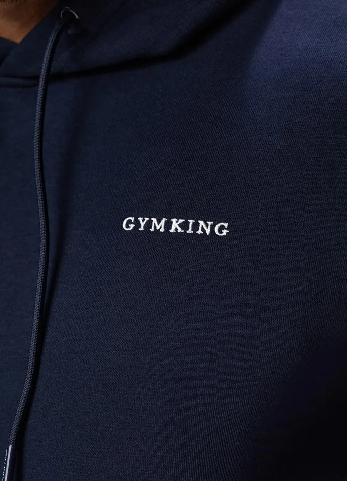 Gym King Sweatshirts and Hoodies Men Linear Fundamental Hood 8211 Navy