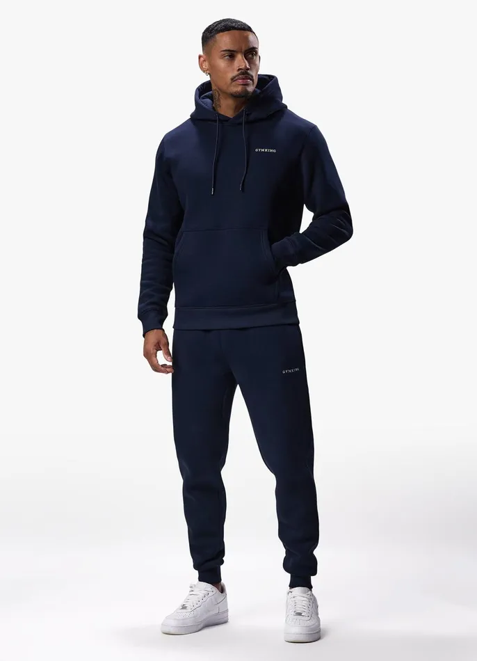 Gym King Sweatshirts and Hoodies Men Linear Fundamental Hood 8211 Navy