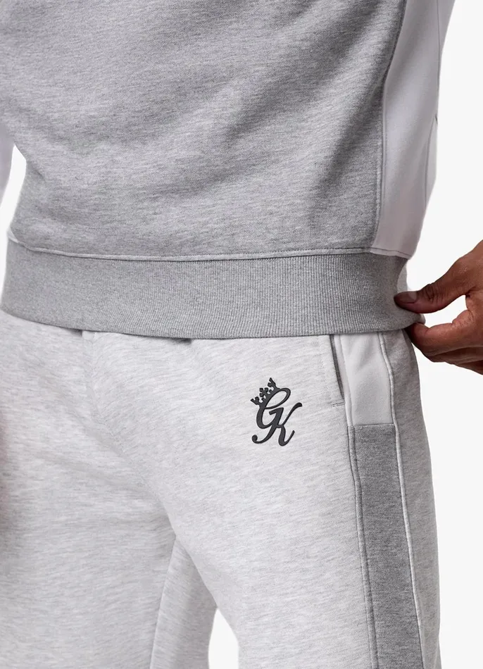 Gym King Sweatshirts and Hoodies Men Minefield Crew 8211 Snow Marl