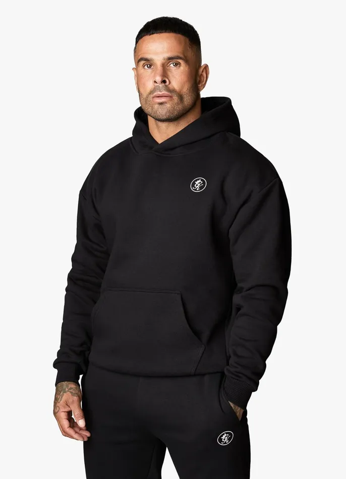 Gym King Sweatshirts and Hoodies Men Nothing Beats Belief Hood 8211 Black