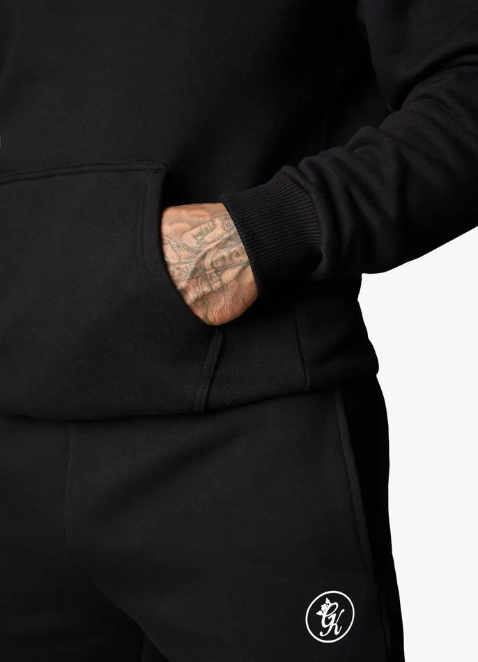 Gym King Sweatshirts and Hoodies Men Nothing Beats Belief Hood 8211 Black