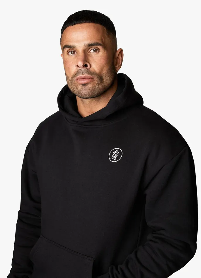 Gym King Sweatshirts and Hoodies Men Nothing Beats Belief Hood 8211 Black