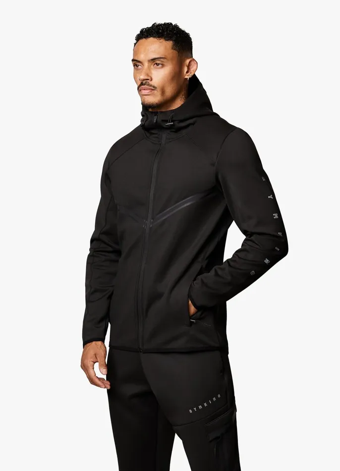 Gym King Sweatshirts and Hoodies Men Stealth Tech Poly Hood 8211 Black