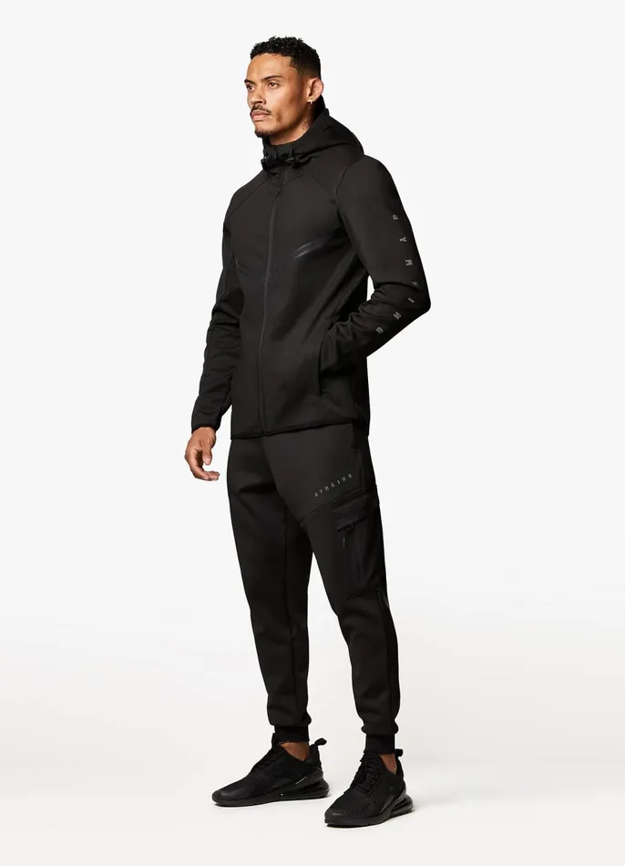 Gym King Sweatshirts and Hoodies Men Stealth Tech Poly Hood 8211 Black