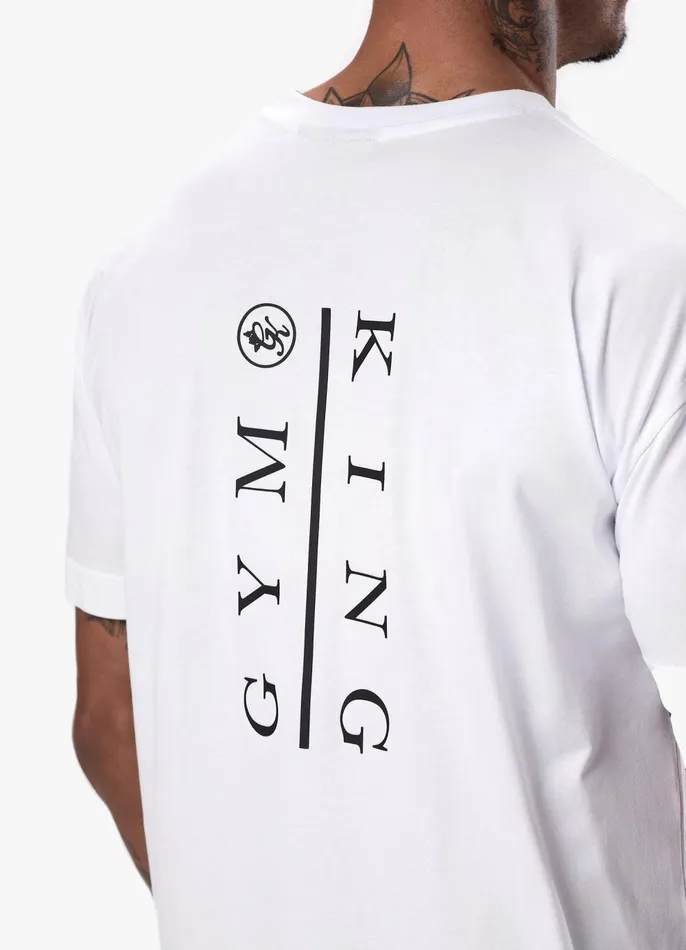 Gym King TShirts Men Division Tee 8211 White
