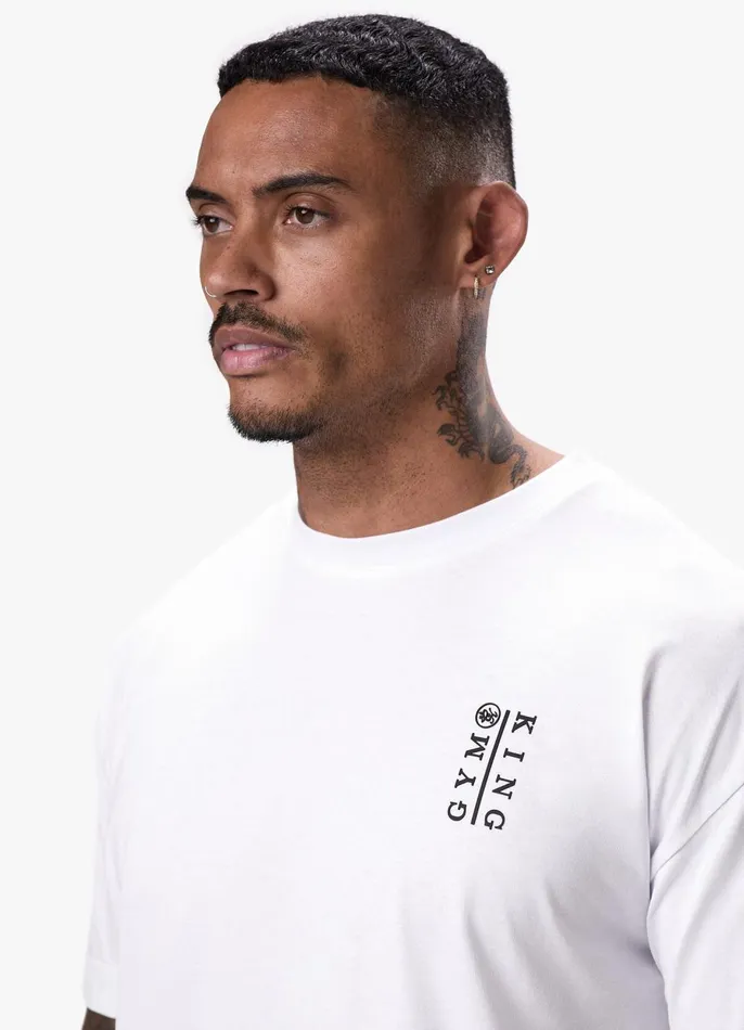 Gym King TShirts Men Division Tee 8211 White