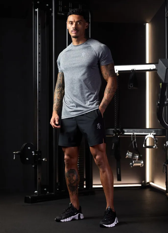 Gym King TShirts Men Energy Grindle Tee 8211 Grey Marl