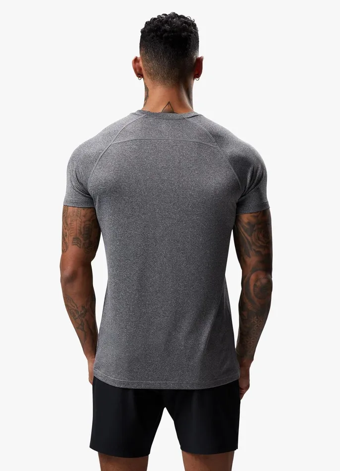Gym King TShirts Men Energy Grindle Tee 8211 Grey Marl