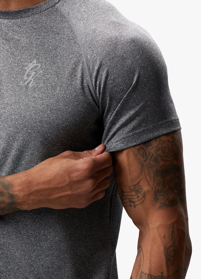 Gym King TShirts Men Energy Grindle Tee 8211 Grey Marl