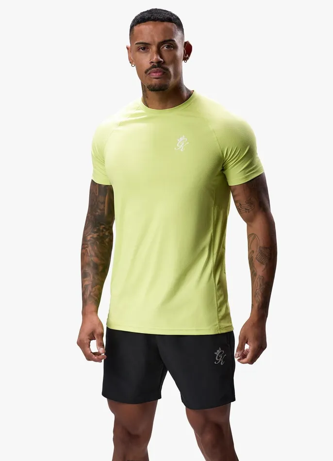 Gym King TShirts Men Energy Tee 8211 Limelight