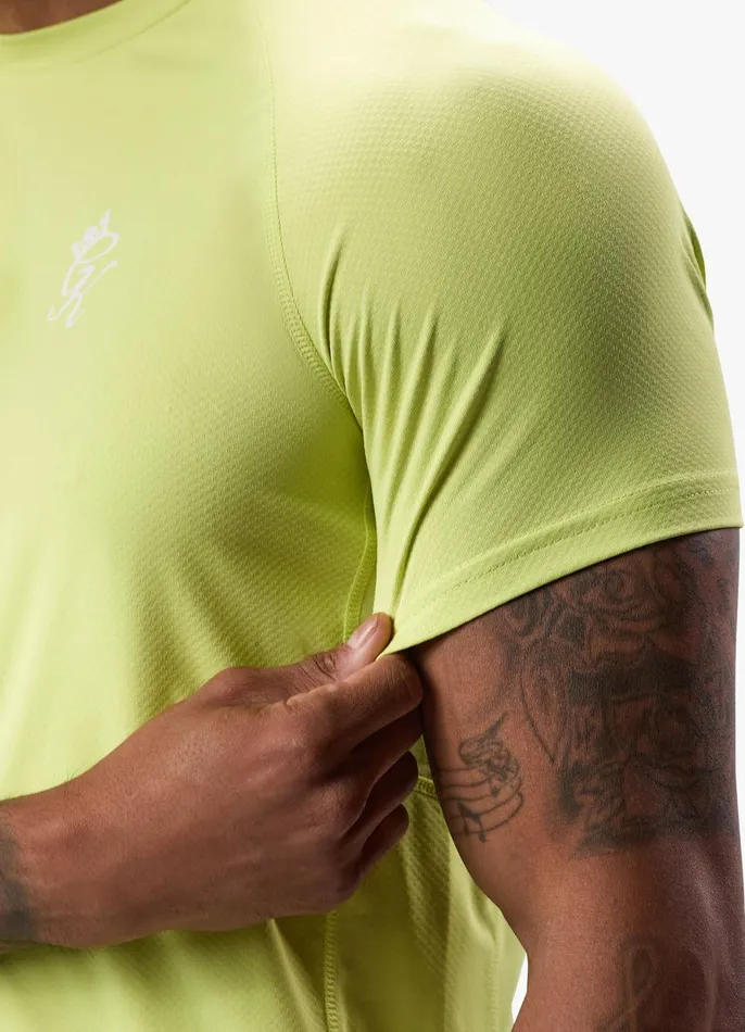 Gym King TShirts Men Energy Tee 8211 Limelight