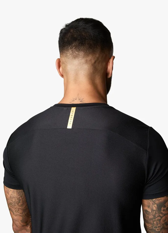 Gym King TShirts Men Flex Tee 8211 BlackGold