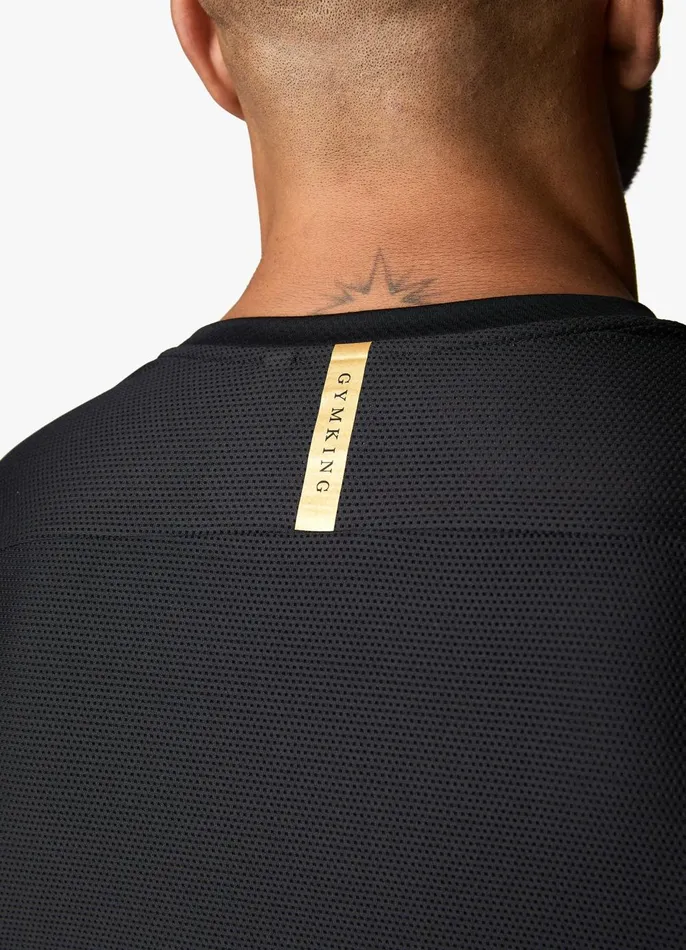 Gym King TShirts Men Flex Tee 8211 BlackGold
