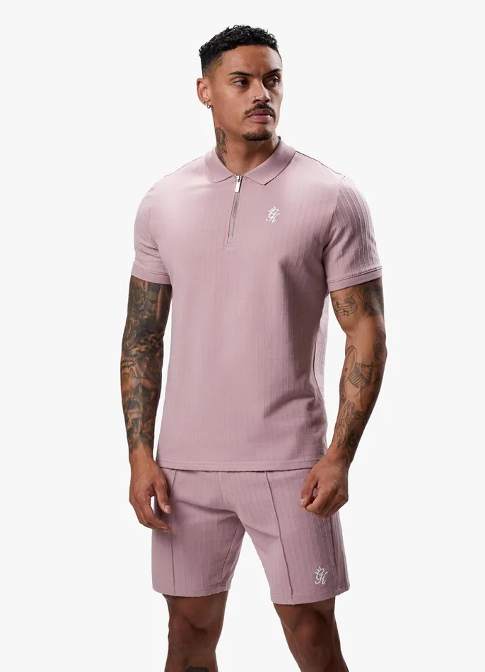 Gym King TShirts Men Riviera Signature Polo 8211 Dusky Pink