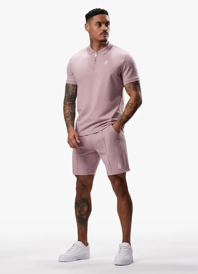 Gym King TShirts Men Riviera Signature Polo 8211 Dusky Pink
