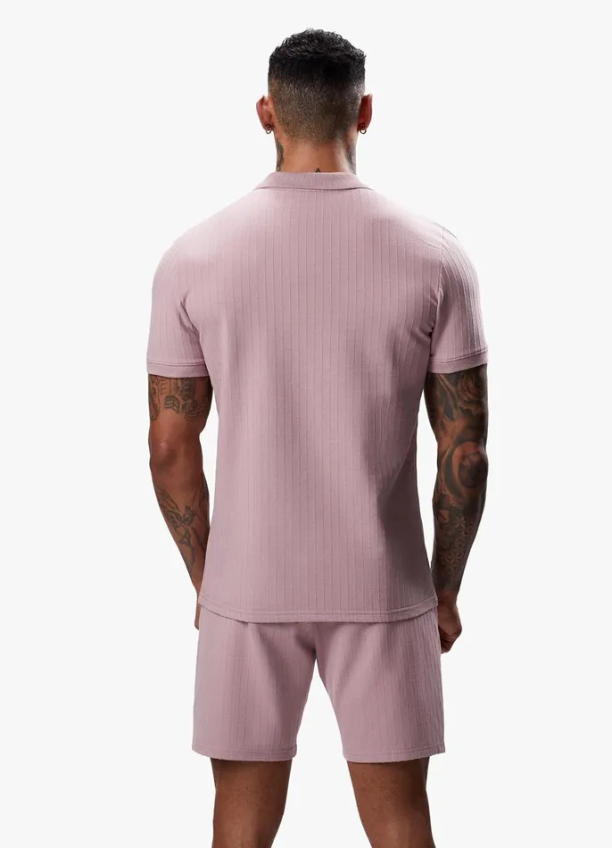 Gym King TShirts Men Riviera Signature Polo 8211 Dusky Pink