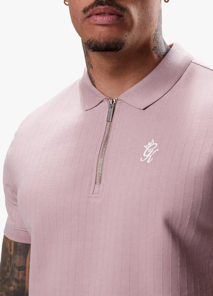 Gym King TShirts Men Riviera Signature Polo 8211 Dusky Pink