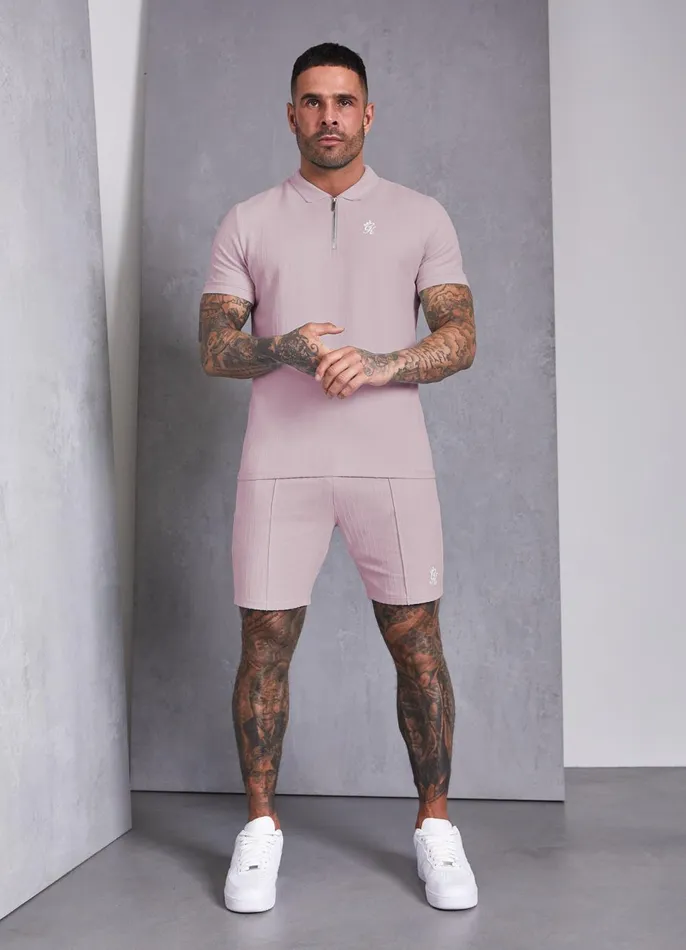 Gym King TShirts Men Riviera Signature Polo 8211 Dusky Pink