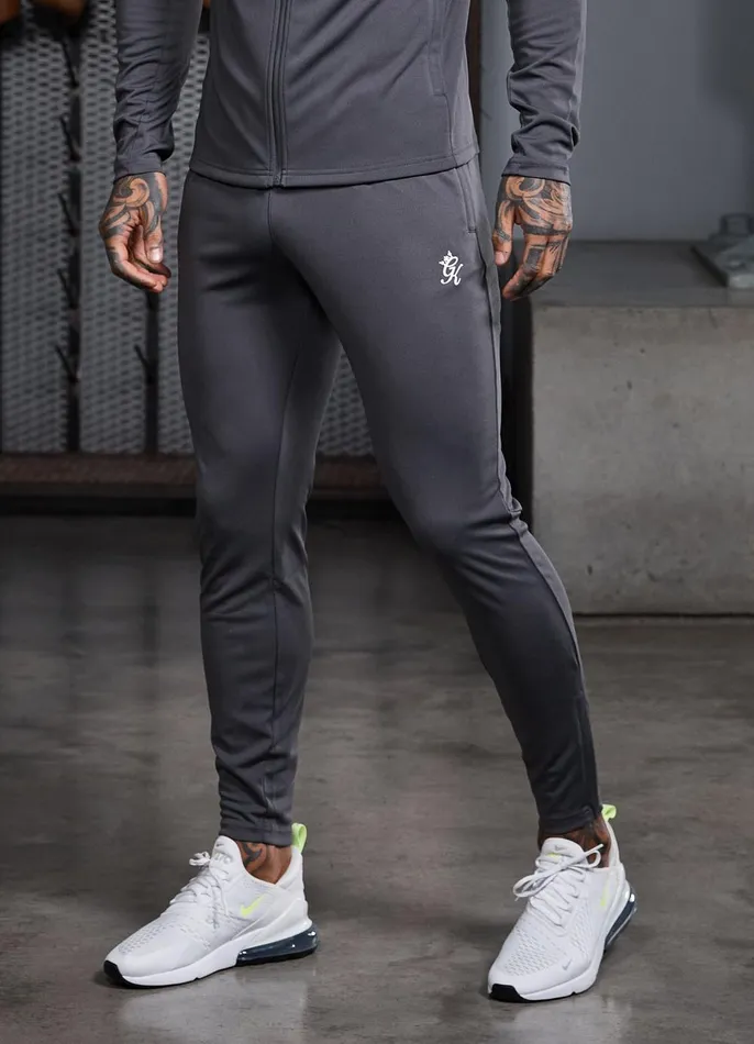 Gym King Tracksuit Bottoms Men 365 Lightweight Poly Training Pant 8211 Graphite