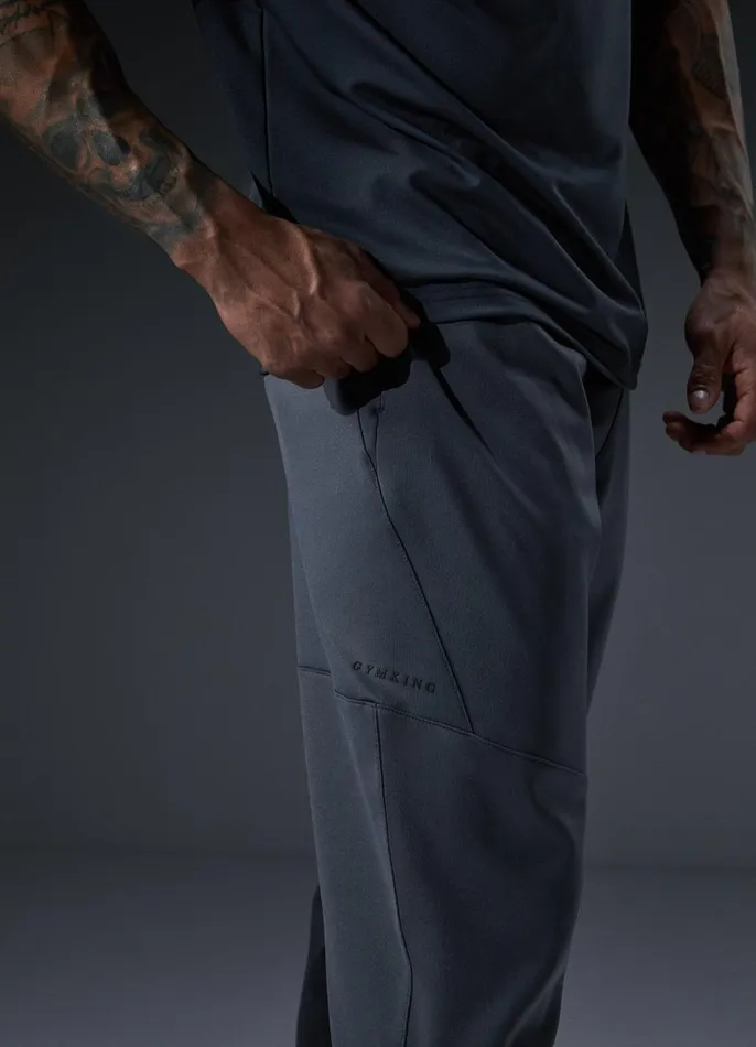Gym King Tracksuit Bottoms Men Alpha Poly Jogger 8211 Graphite