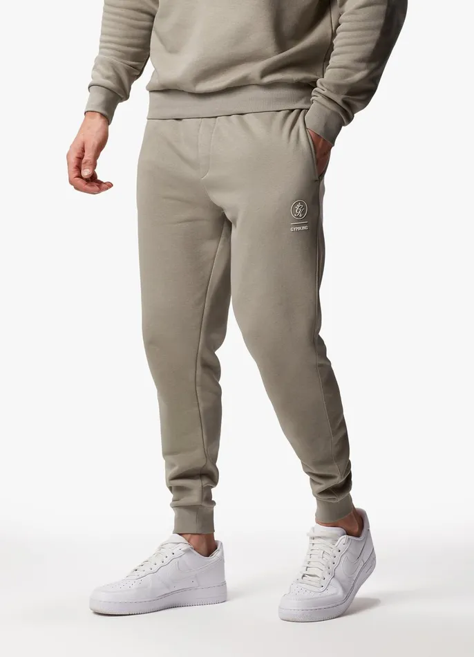 Gym King Tracksuit Bottoms Men Aventus Jogger 8211 Taupe