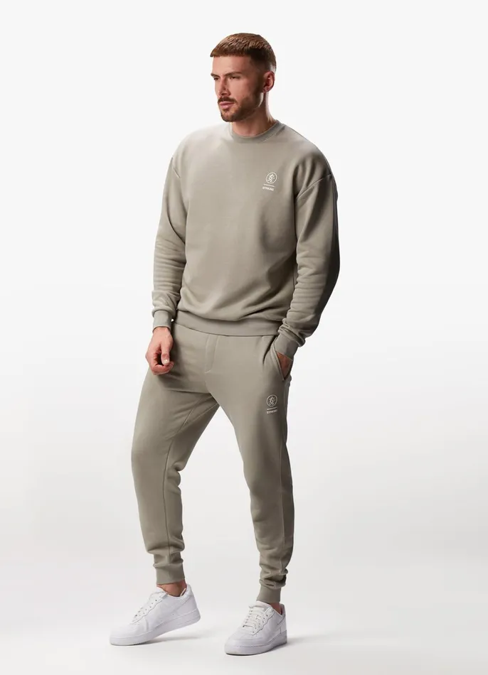 Gym King Tracksuit Bottoms Men Aventus Jogger 8211 Taupe