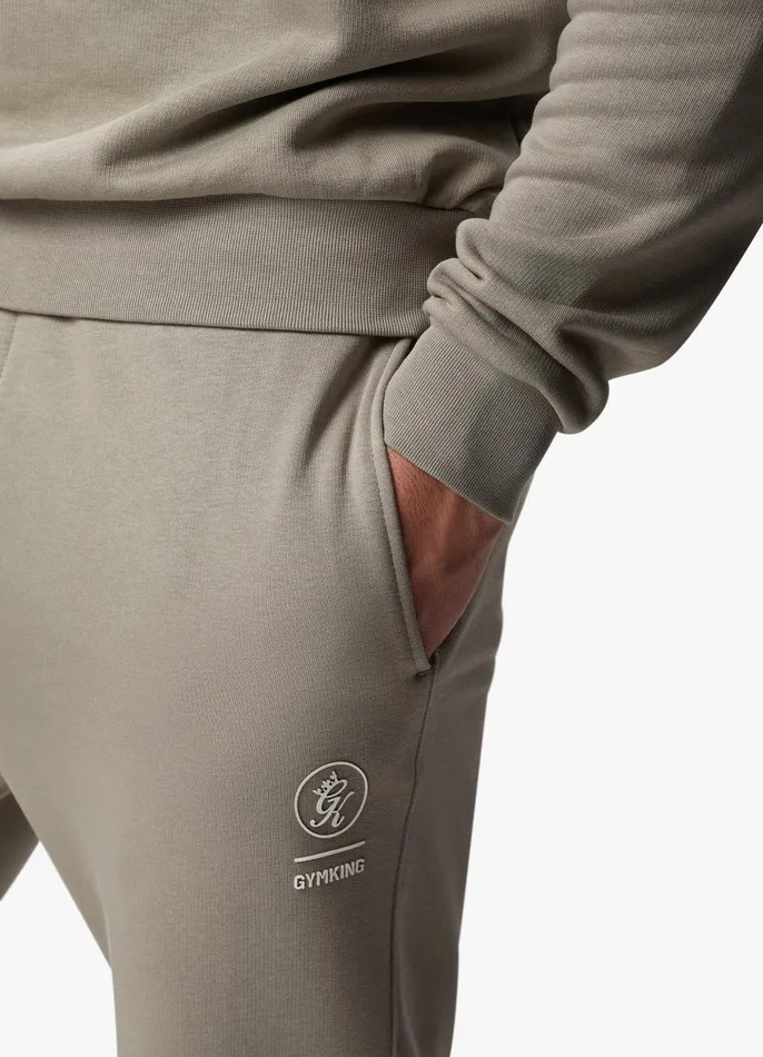 Gym King Tracksuit Bottoms Men Aventus Jogger 8211 Taupe
