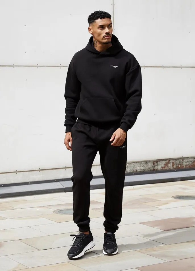 Gym King Tracksuit Bottoms Men Established Jogger 8211 Black