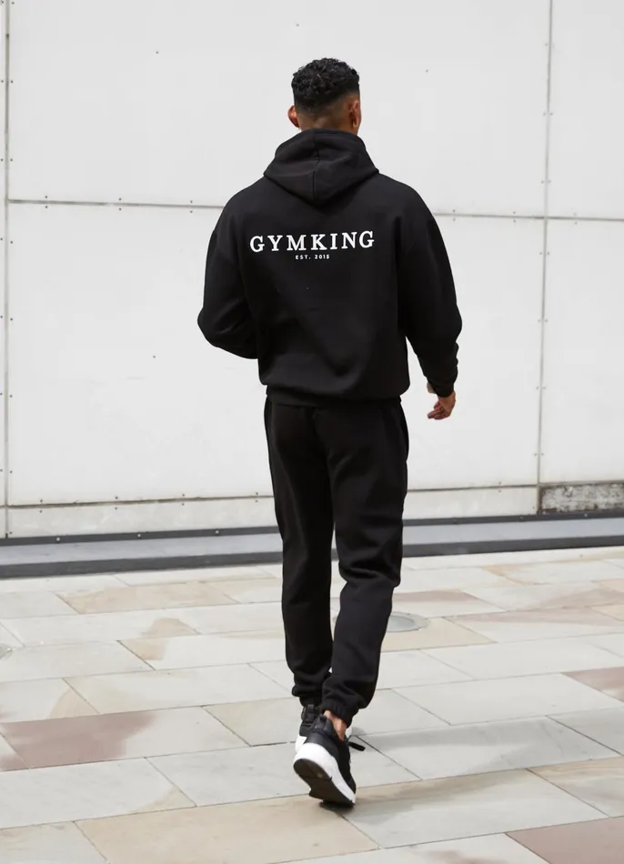 Gym King Tracksuit Bottoms Men Established Jogger 8211 Black