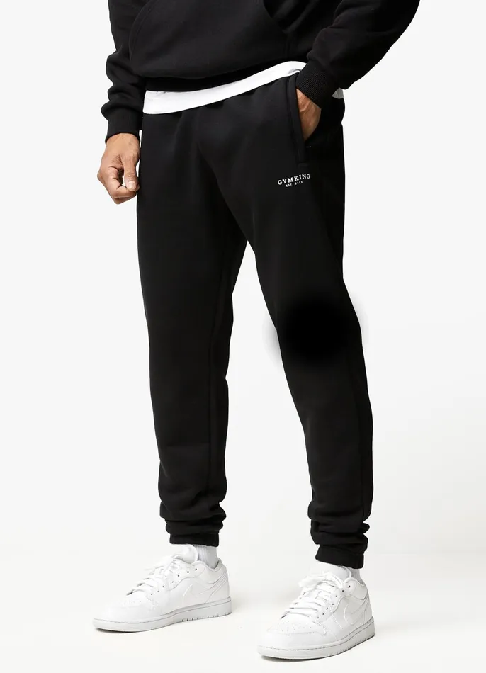 Gym King Tracksuit Bottoms Men Established Jogger 8211 Black