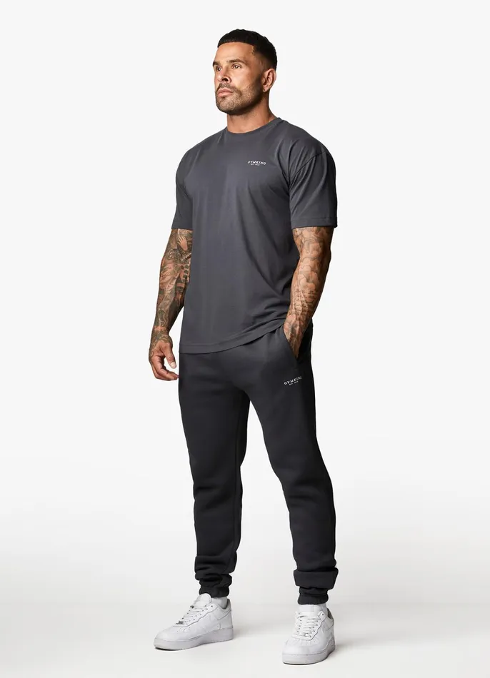 Gym King Tracksuit Bottoms Men Established Jogger 8211 Dark Pewter
