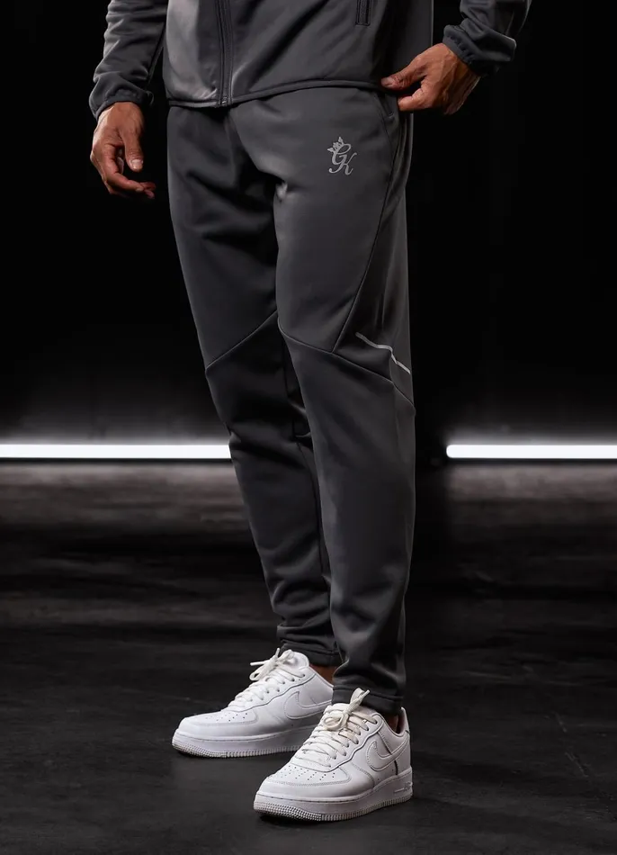 Gym King Tracksuit Bottoms Men Reflect Poly Jogger 8211 Graphite