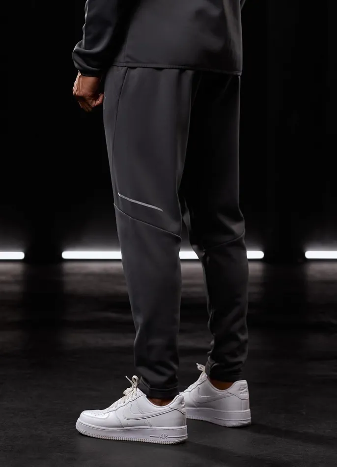 Gym King Tracksuit Bottoms Men Reflect Poly Jogger 8211 Graphite
