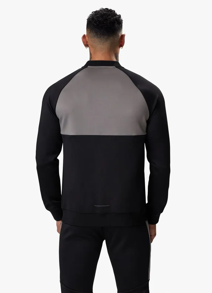 Gym King Tracksuit Tops Men Taped Core Plus Jacket 8211 BlackSteel