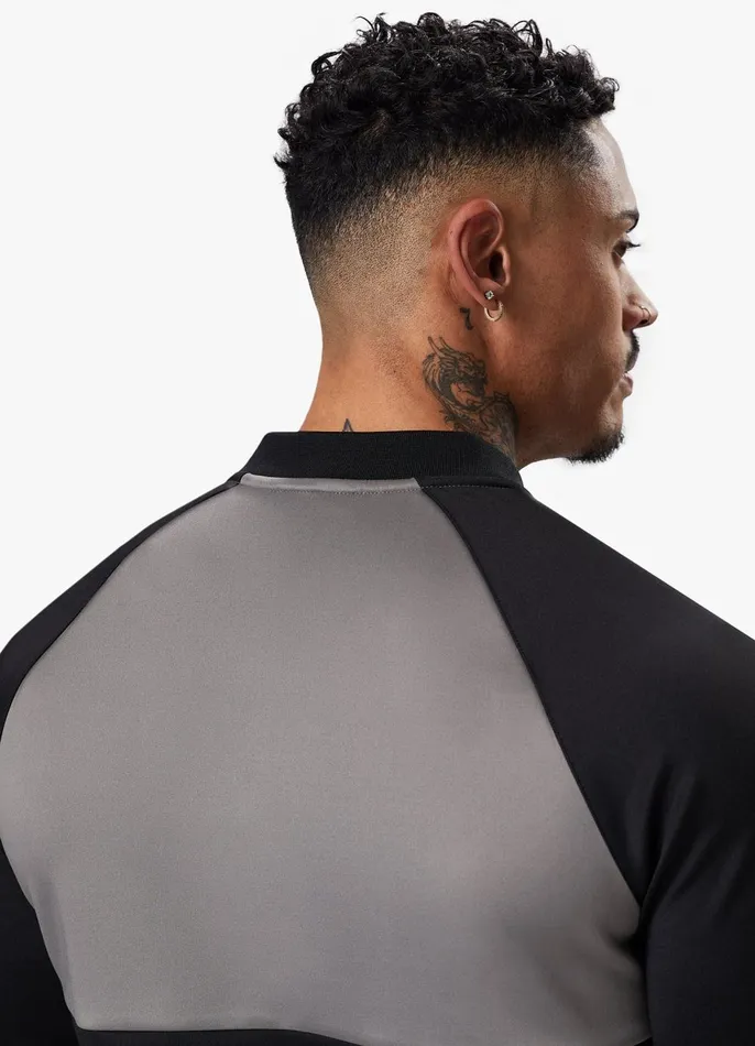 Gym King Tracksuit Tops Men Taped Core Plus Jacket 8211 BlackSteel