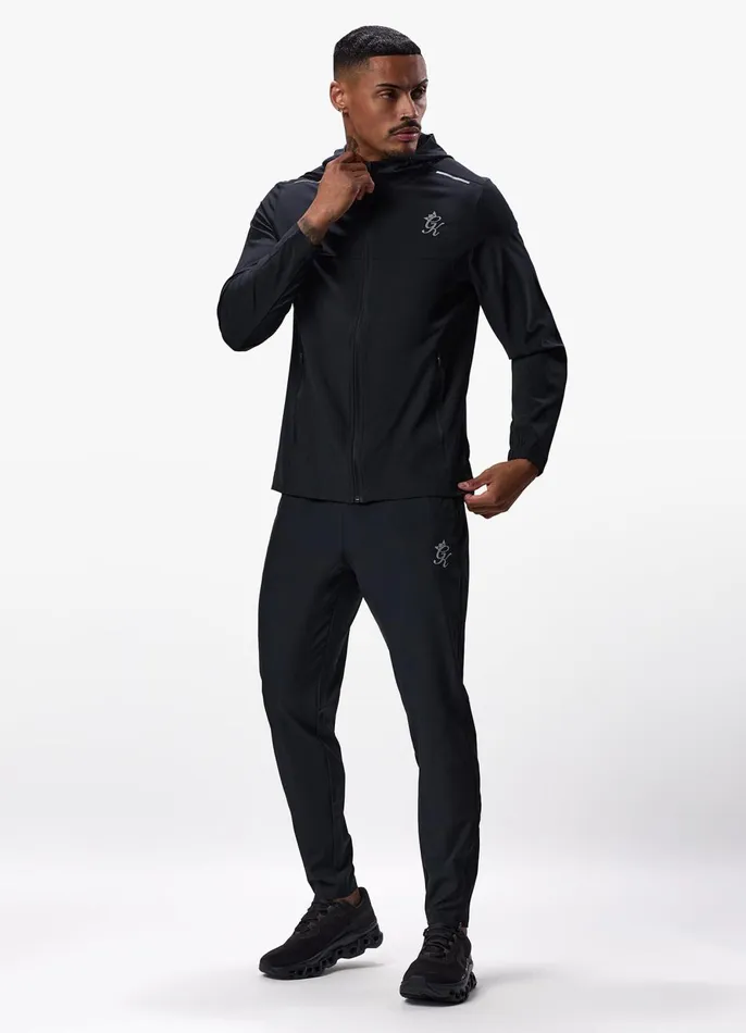 Gym King Tracksuits Men Flex Woven Tracksuit 8211 Black