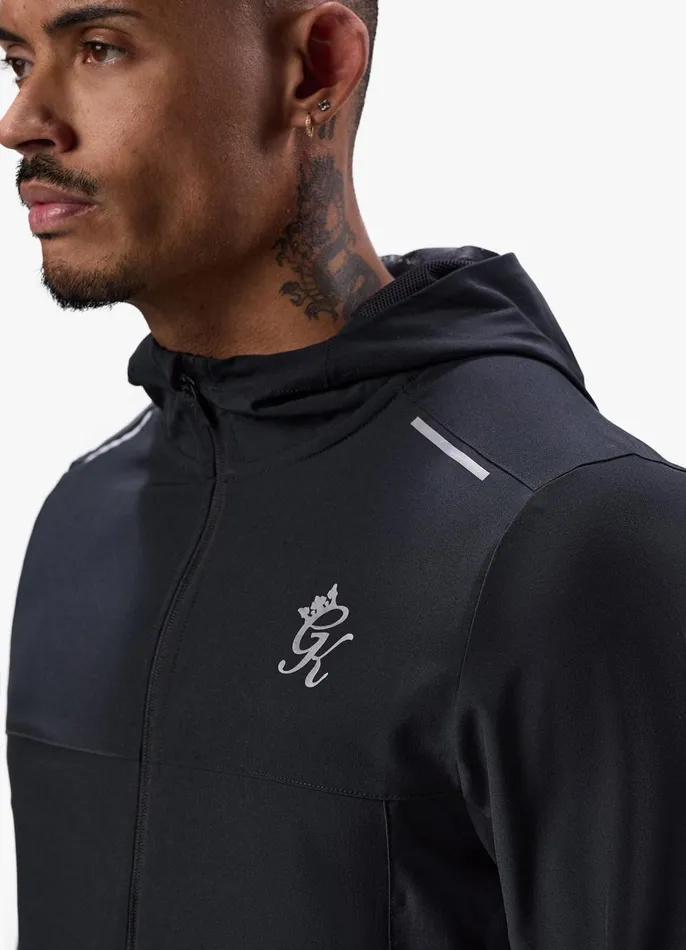 Gym King Tracksuits Men Flex Woven Tracksuit 8211 Black