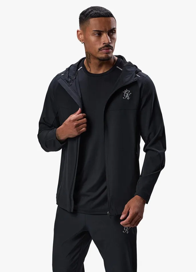 Gym King Tracksuits Men Flex Woven Tracksuit 8211 Black