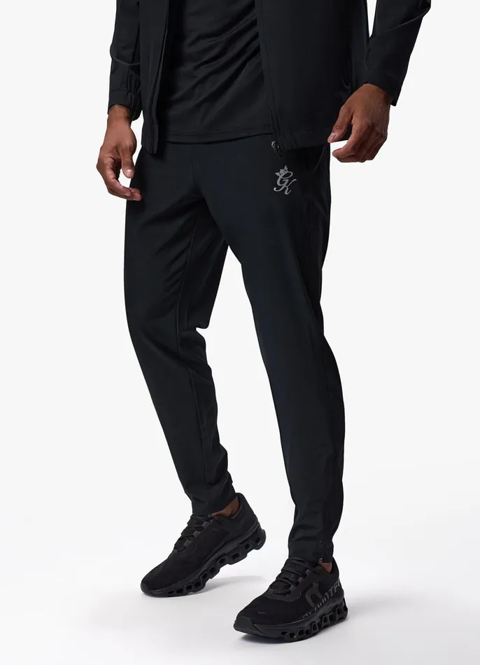 Gym King Tracksuits Men Flex Woven Tracksuit 8211 Black
