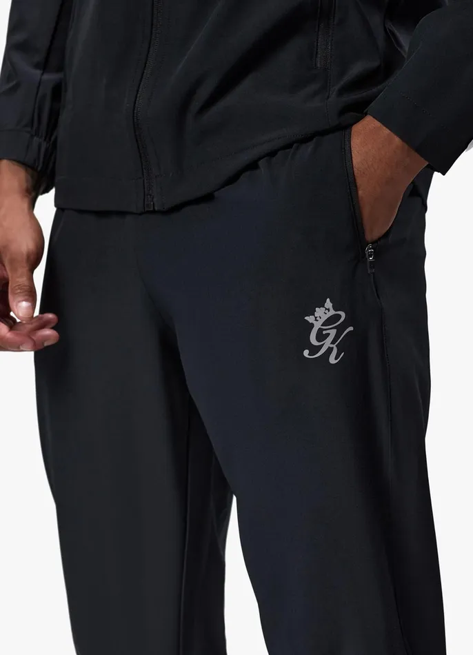 Gym King Tracksuits Men Flex Woven Tracksuit 8211 Black