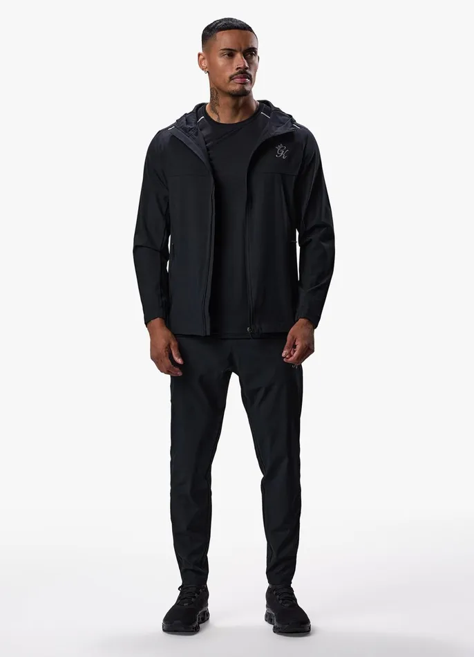 Gym King Tracksuits Men Flex Woven Tracksuit 8211 Black