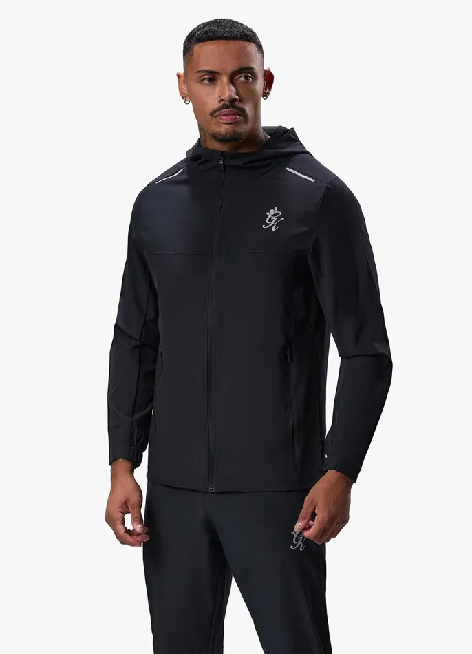 Gym King Tracksuits Men Flex Woven Tracksuit 8211 Black