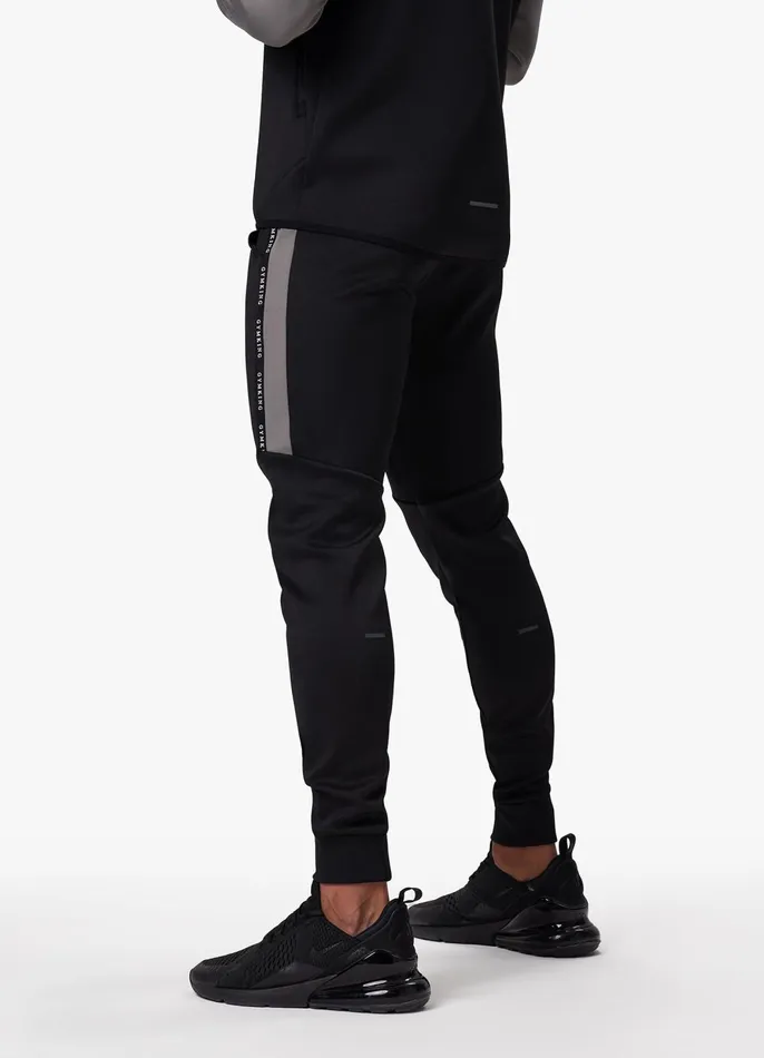 Gym King Tracksuits Men Taped Core Plus Tracksuit 8211 BlackSteel