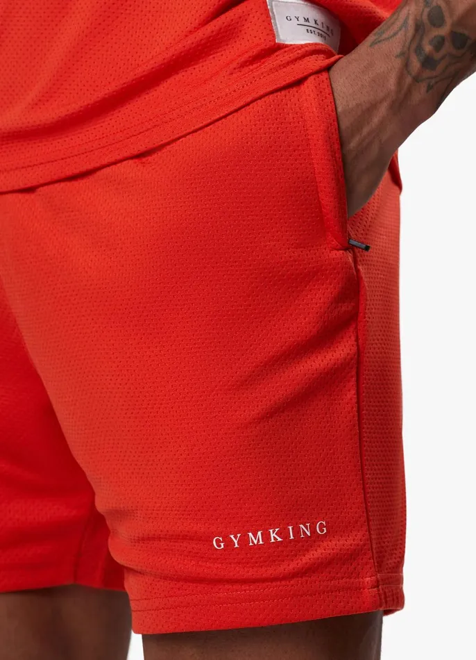 Gym King Twin Sets Men Brooklyn Mesh Short 8211 Chilli Red Gym King Twin Sets Men Brooklyn Mesh Short 8211 Chilli Red