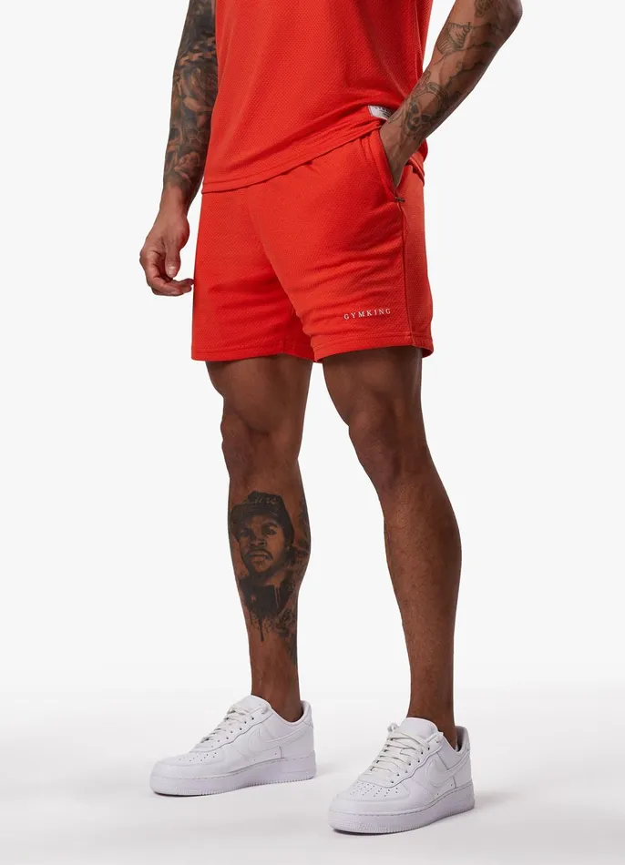 Gym King Twin Sets Men Brooklyn Mesh Short 8211 Chilli Red Gym King Twin Sets Men Brooklyn Mesh Short 8211 Chilli Red