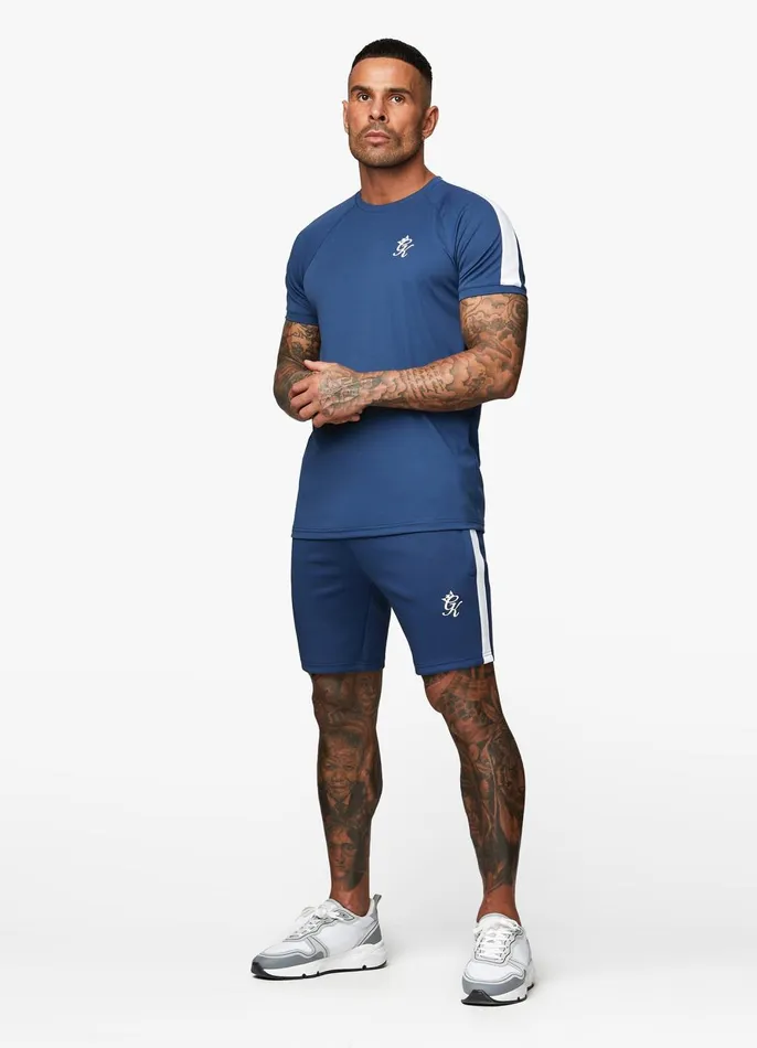 Gym King Twin Sets Men Core Plus Poly Short 8211 Moonlight Blue
